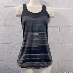 Reebok pattern black and grey tank top​​​​​​​​​